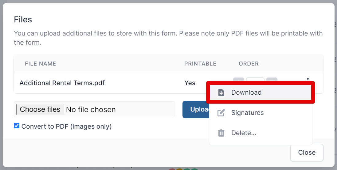 Downloading Individual Attachment Form logo